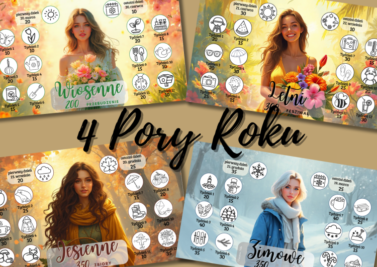 Zestaw 4 Pory Roku