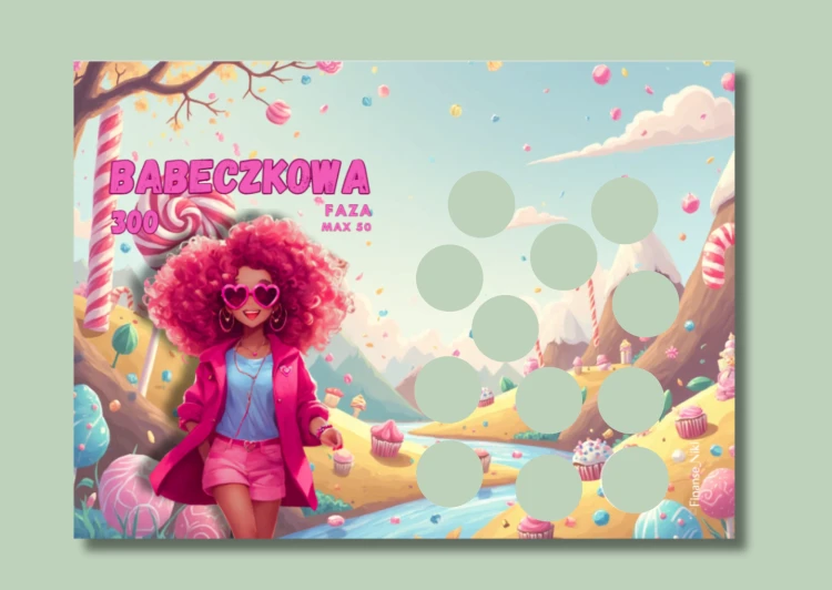 Zdrapka A7 CANDY - 300