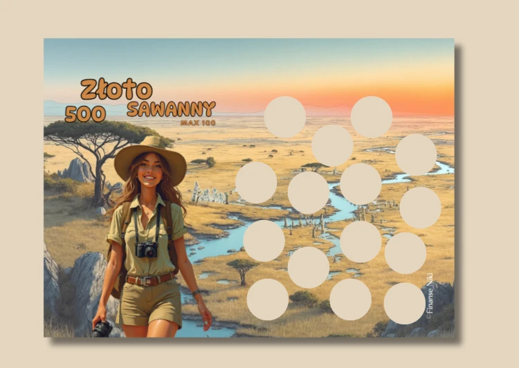 Zdrapka A7 SAFARI - 500