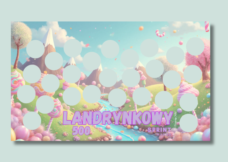 Zdrapka A6 CANDY - 500