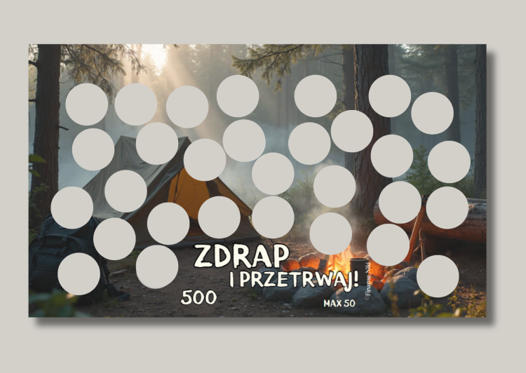 Zdrapka A6 HOBBY - 500