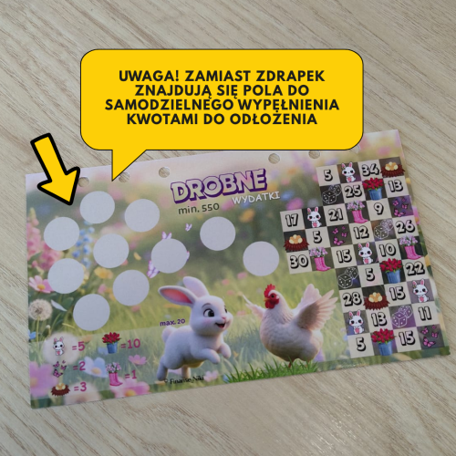 OUTLET: Wyzwanie A6 do wpięcia Ekipa PUPILE - 550