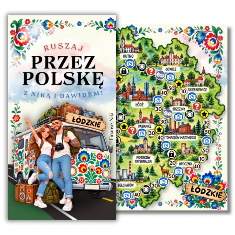Gra RUSZAJ PRZEZ POLSKĘ z Niką i Dawidem- ŁÓDZKIE