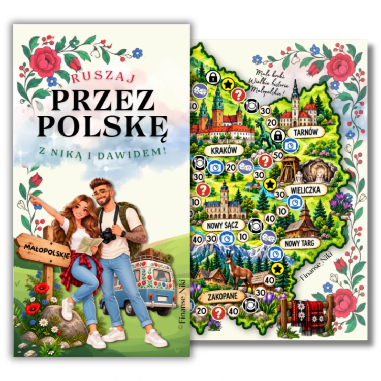 Gra RUSZAJ PRZEZ POLSKĘ z Niką i Dawidem - MAŁOPOLSKA