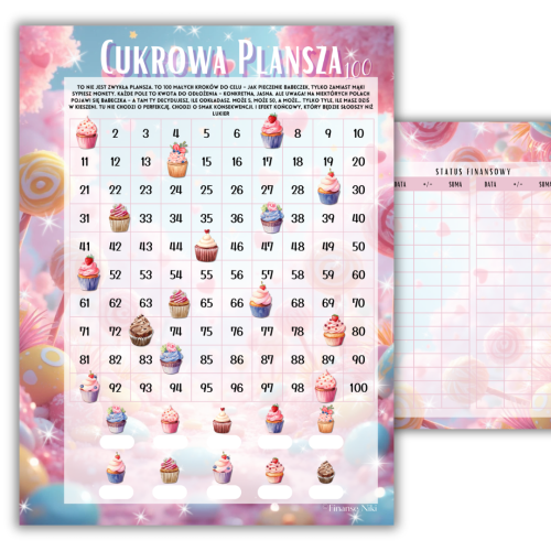 Wyzwanie A5: Cukrowa Plansza 100